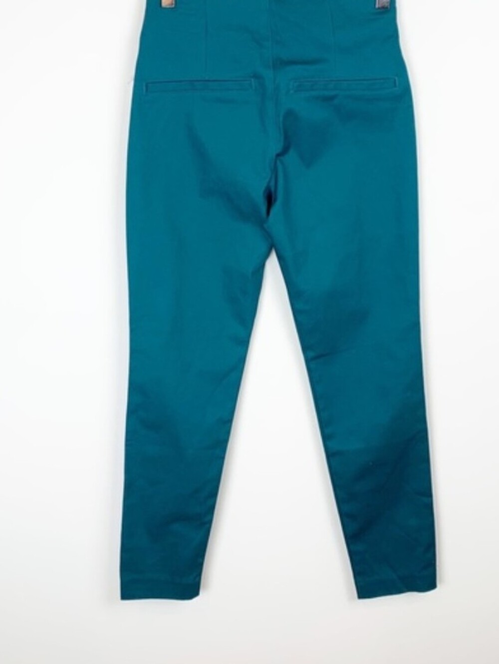 Women's Teal Stretch High-Waist Jeans